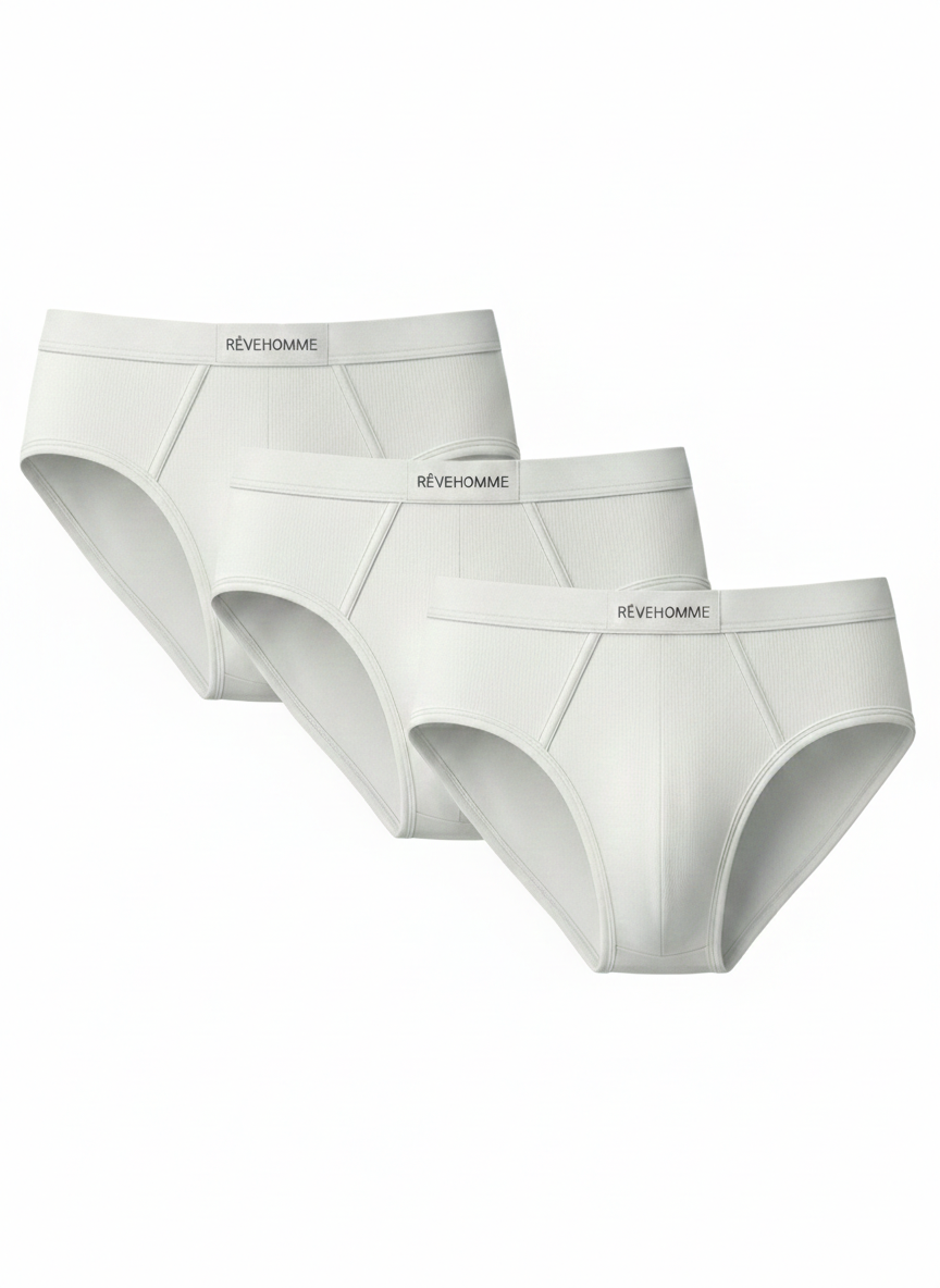 Brief White Orquídea 3-PACK